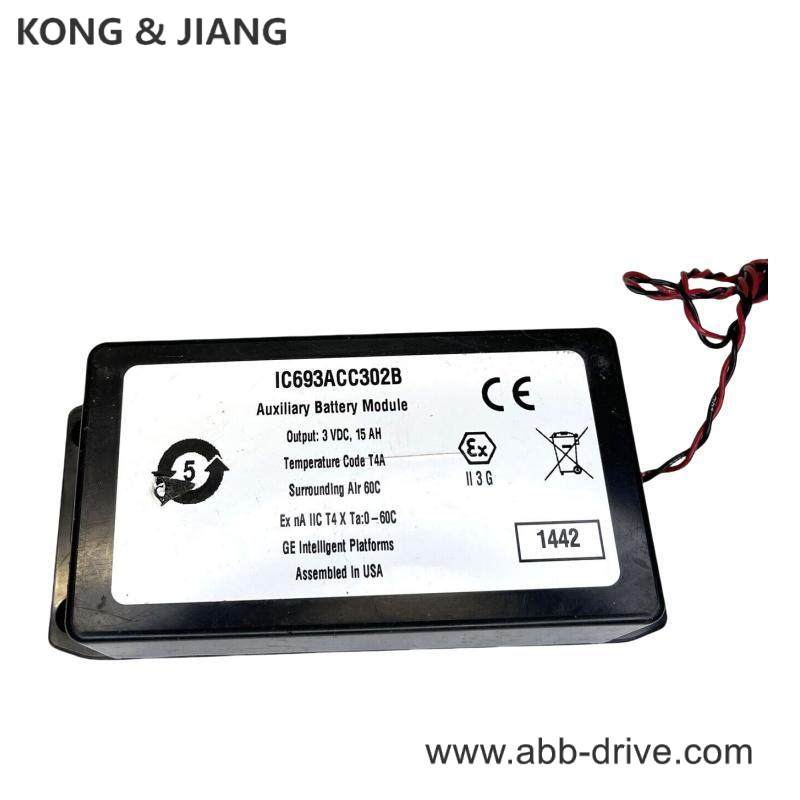 GE IC693ACC302B Auxiliary Smart Battery Module