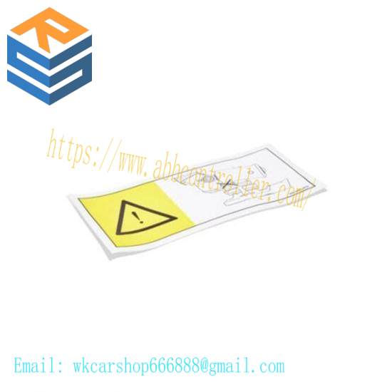 ABB 3HAC020611-001 Warning label robotic parts