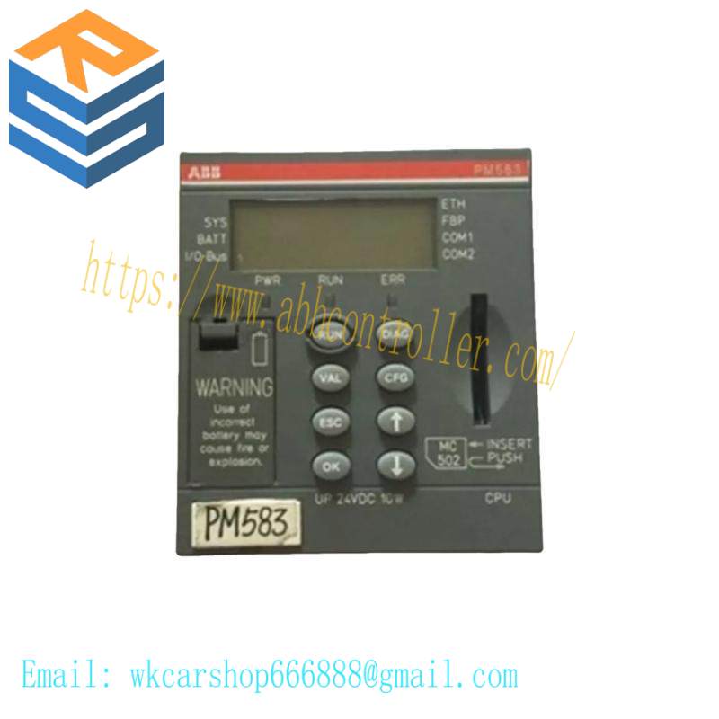 ABB AC500 CPU PM583-ETH High performance modular