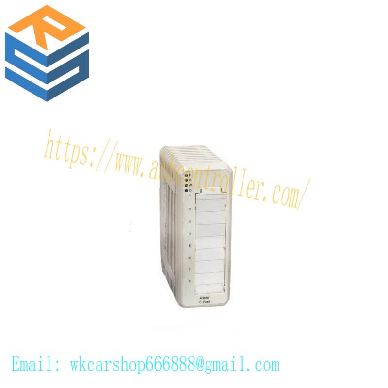 ABB AO810 3BSE008522R1 AO810 Analog output 1x8 ch