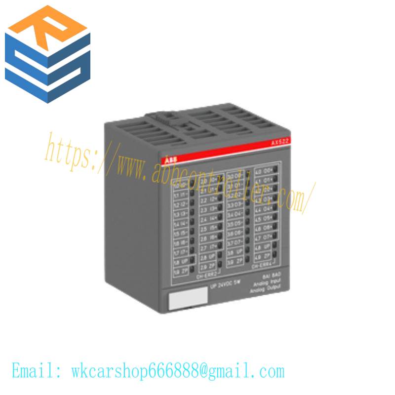 ABB AX522 8AI/8AO Power supply module