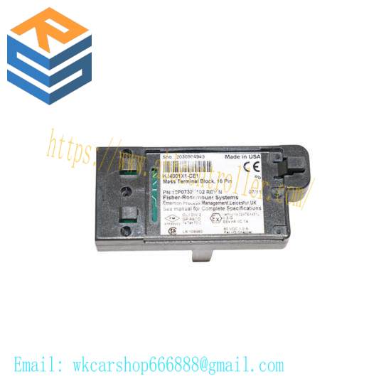 EMERSON KJ4001X1-CE1 12P0732X022 16 Pin Mass Terminal Block
