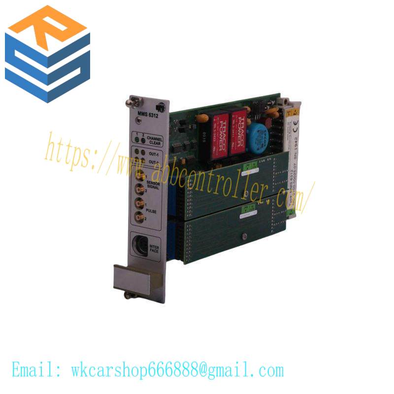 Emerson MMS6312 Dual Channel Rotational Speed Monitor