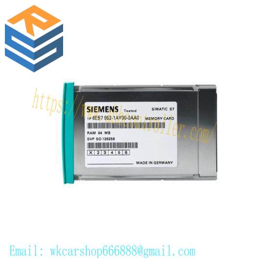 Siemens 6ES7952-0AF00-0AA0 RAM Memory Card