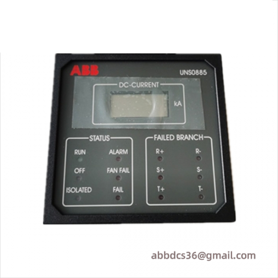 ABB 3BHB006943R0001 UNS0885A-Z,V1 converter display