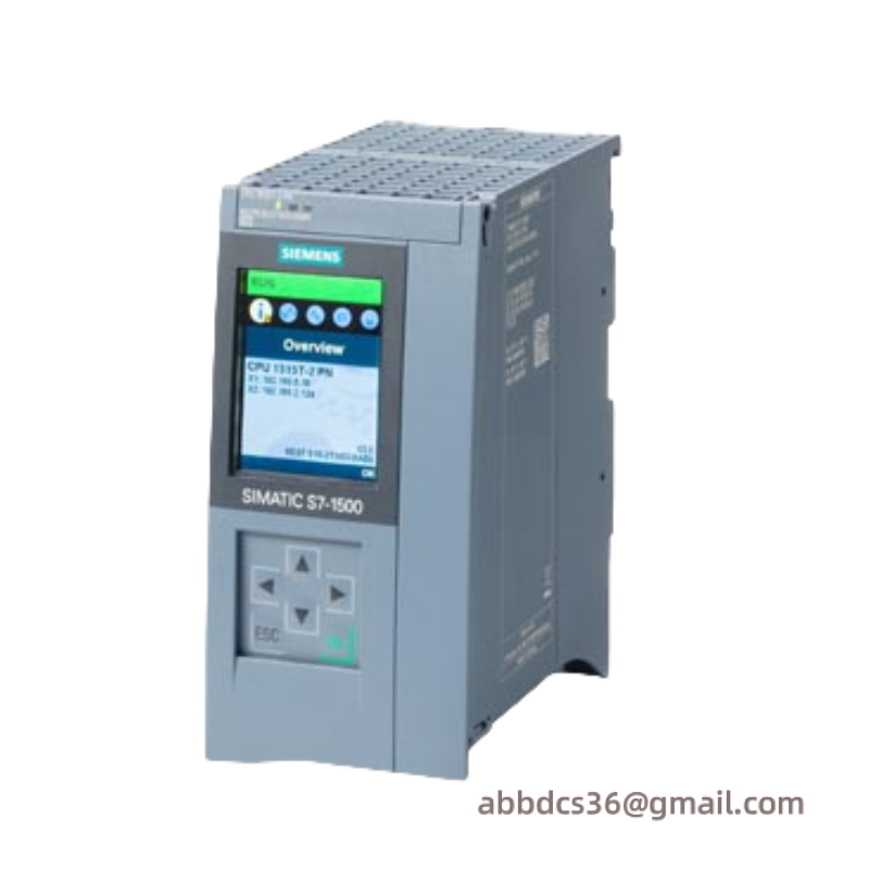 SIEMENS 6ES7515-2TN03-0AB0 central processing unit with 1.5 MB work memory.