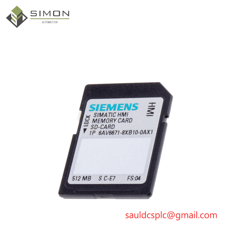 SIEMENS 6AV6671-8XB10-0AX1 SIMATIC SD memory card