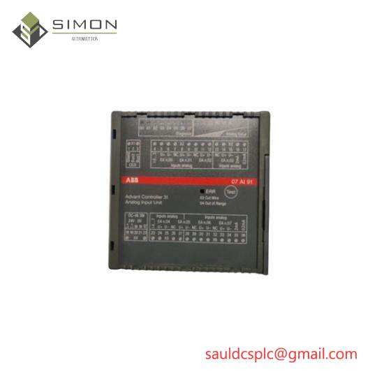 ABB GJR5251600R0202 07AI91 Analog I/O module