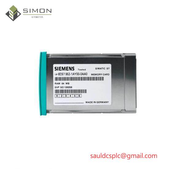 Siemens 6ES7952-0AF00-0AA0 RAM Memory Card