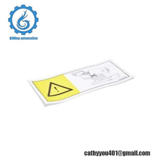 ABB 3HAC020611-001 Warning label robotic parts