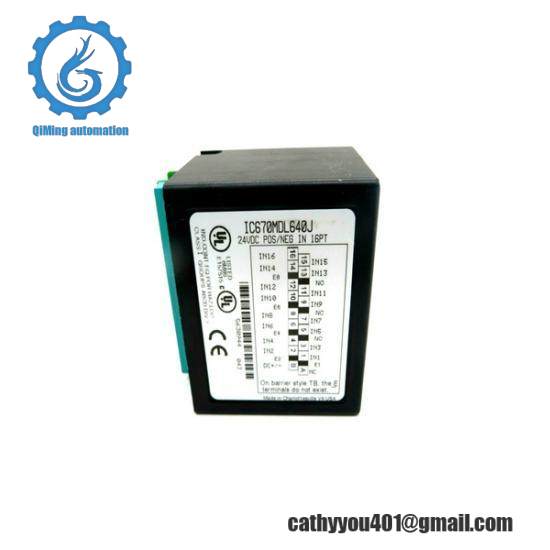 General Electric FANUC IC670MDL640J Input Module