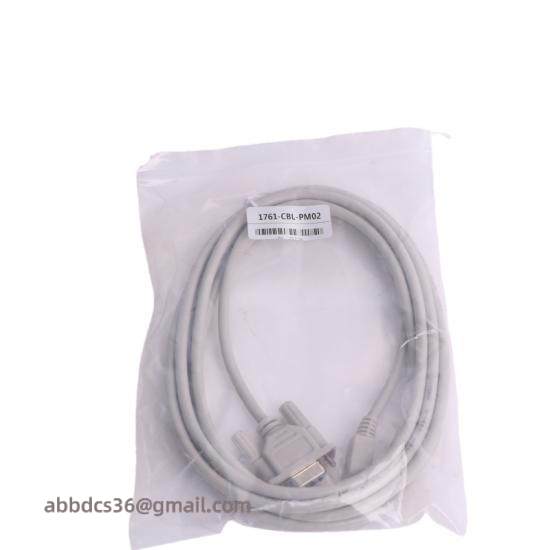 1761-CBL-PM02 8-Pin Mini DIN to 9-Pin D Shell RS232 Cable