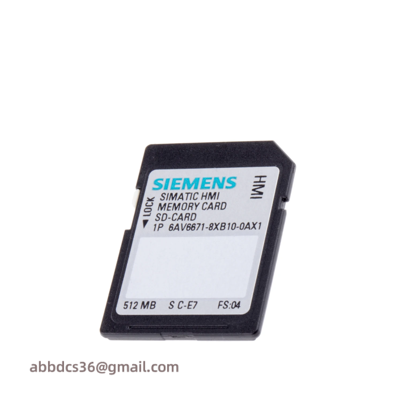 SIEMENS 6AV6671-8XB10-0AX1 SIMATIC SD memory card