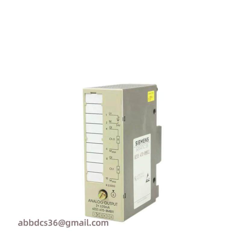 SIEMENS 6ES5470-8MB11 Analog Output Module