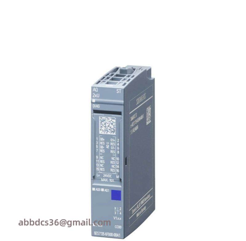 SIEMENS 6ES7135-6FB00-0BA1 analog output module