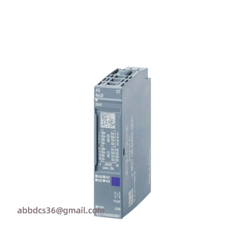 SIEMENS 6ES7135-6HD00-0BA1 ANALOG OUTPUT MODULE