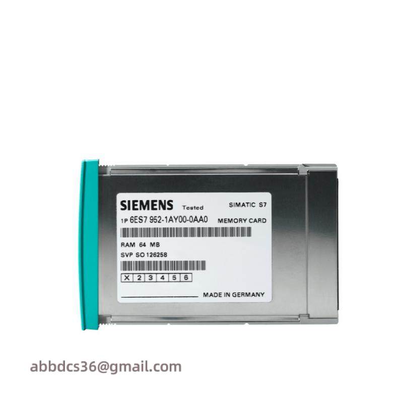 SIEMENS 6ES7952-1AP00-0AA0 RAM Memory Card