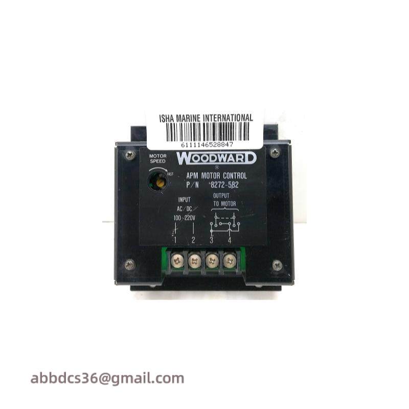 WOODWARD 8272-582 Speed Plate APM Motor Control