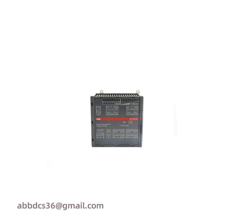 ABB 07AC91 12 GJR5252300R0101 ANALOG I/O UNIT