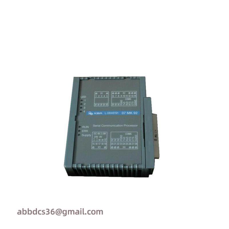 ABB 07MK92 GJR5253300R3161 communications processor