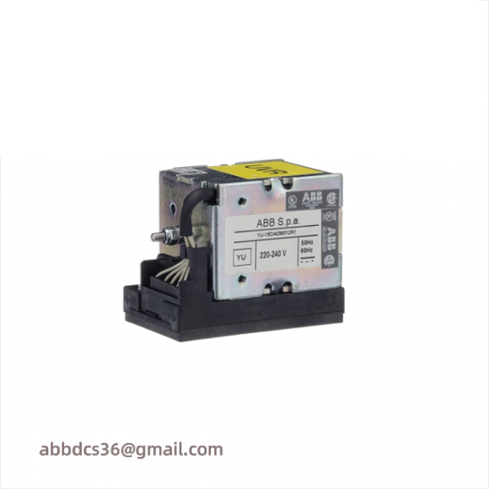 ABB 1SDA038312R1 UNDERVOLTAGE RELEASE SUPPLY VOLTAGE