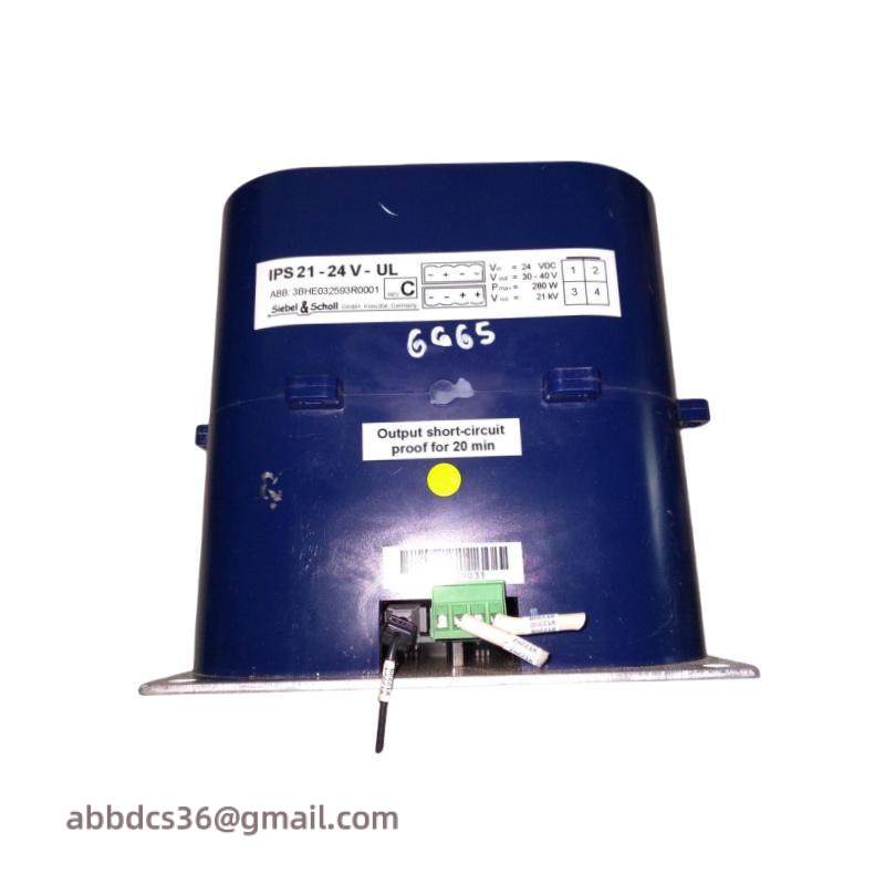 ABB 3BHE032593R0001 ISOLATED POWER SUPPLY