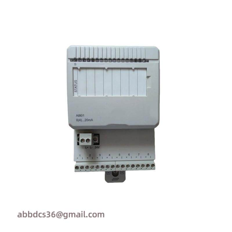 ABB 3BSE020512R1 AI801 Analog Input unit 8 ch