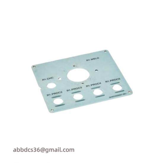 ABB 3HAC022057-001 Plate, proc Robot automation parts