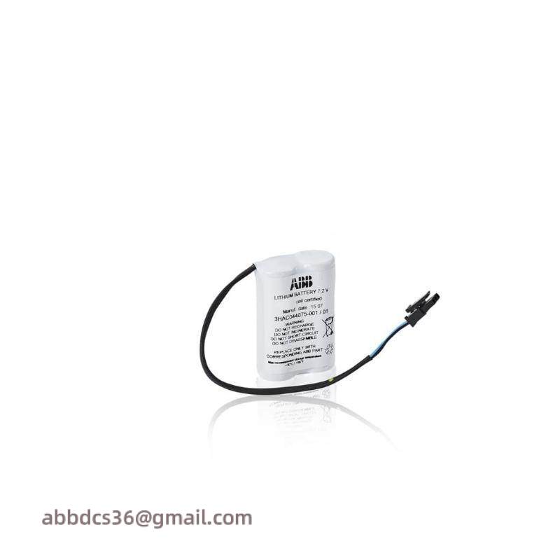 ABB 3HAC044075-001 SMB Battery for ABB Robot CPU