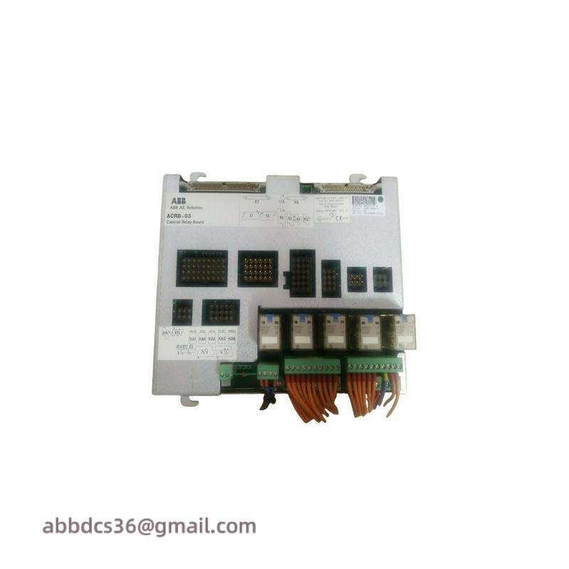 ABB ACRB-03 3HNE08250-1 3HNE06225-1 Safety Cabinet Relay Board