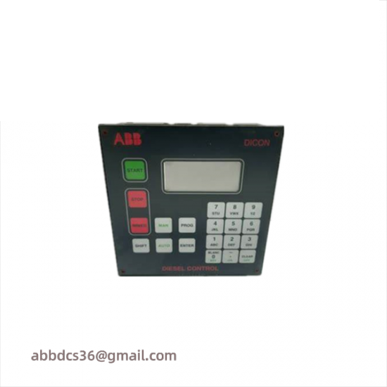 ABB CMA112 Diesel Control Display Panel