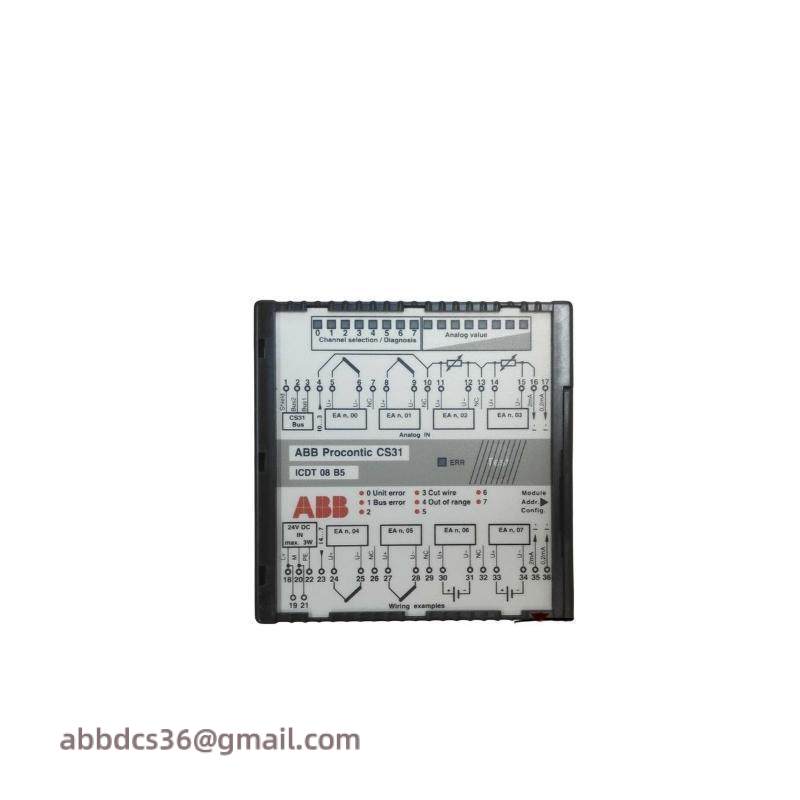 ABB CS31 ICDT08B5 GJR5251600R0101 Anolog Input Module