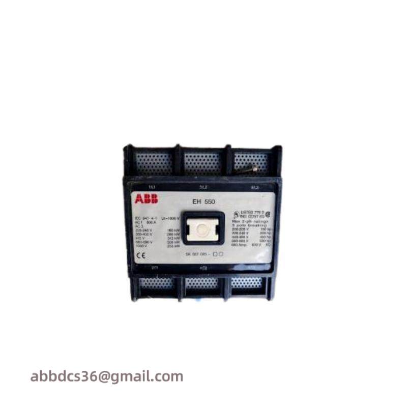 ABB EH550G 3P CONT.110VDC W/RECT.120V