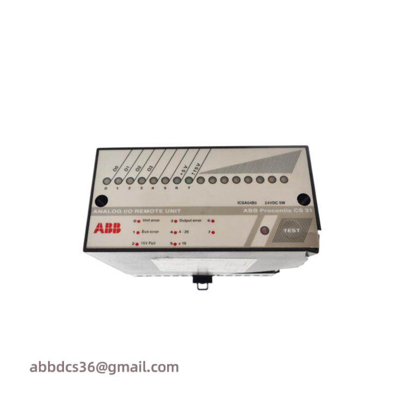 ABB ICSA04B5 ANALOG I/O REMOTE UNIT