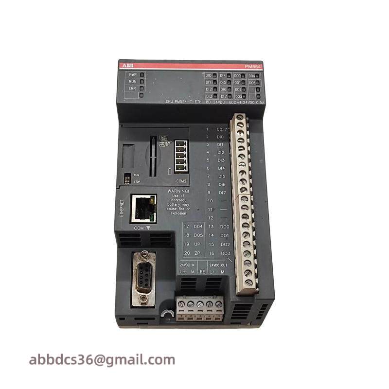 ABB PM554-T-ETH A0 PLC Automation CPU