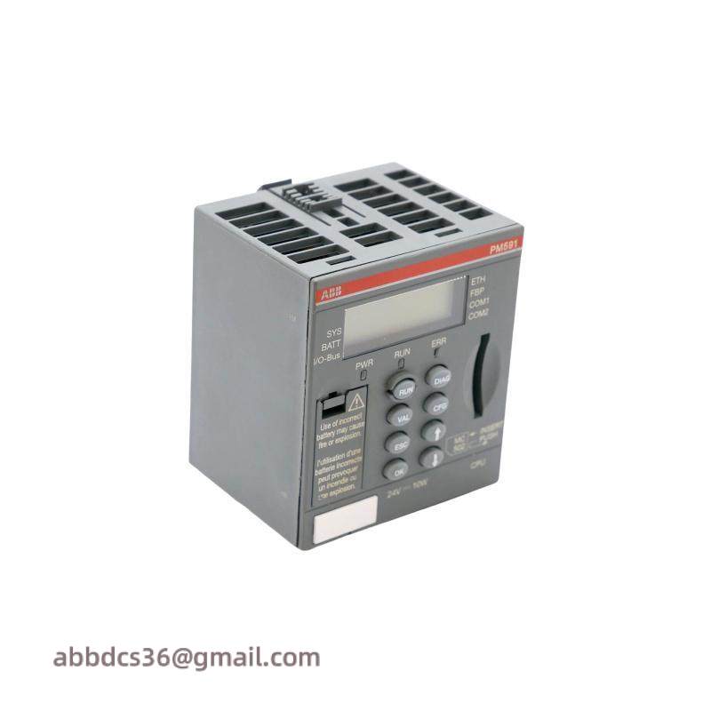 ABB PM591-ETH 1SAP150100R0271 AC500Prog Logic Contr