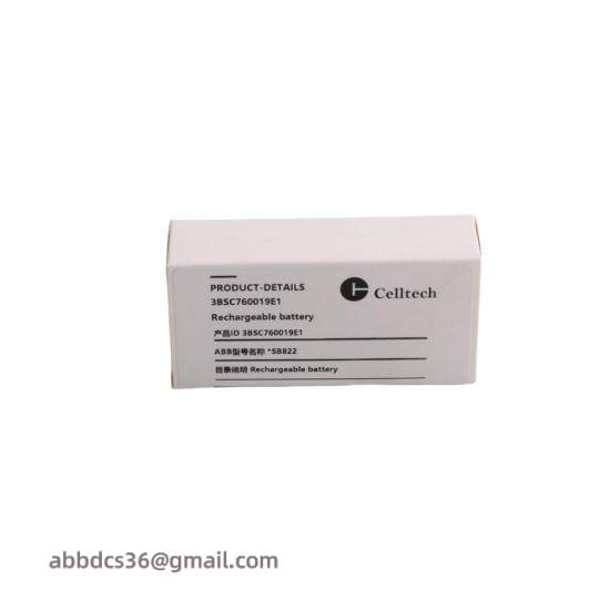 ABB SB822 3BSC760019E1 Rechargeable Lithium-Ion Battery