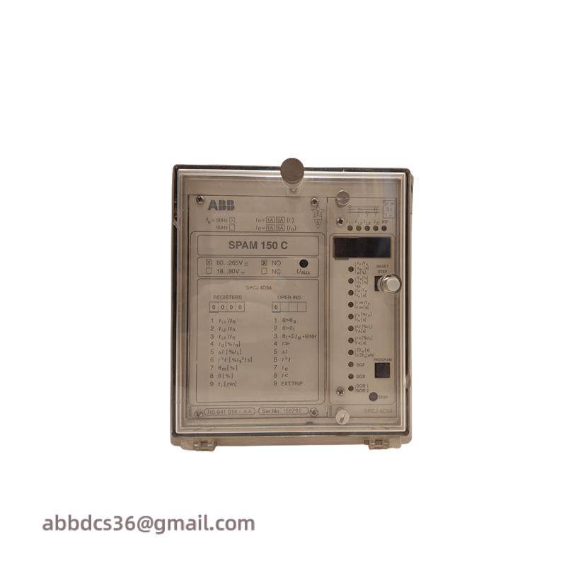 ABB SPAM-150C MOTOR PROTECTION RELAY