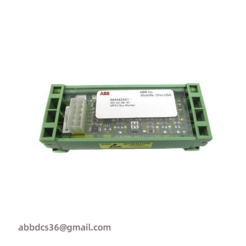 ABB WE-DC-06-161 6644424A1 Voltage Bus Monitor Assembly
