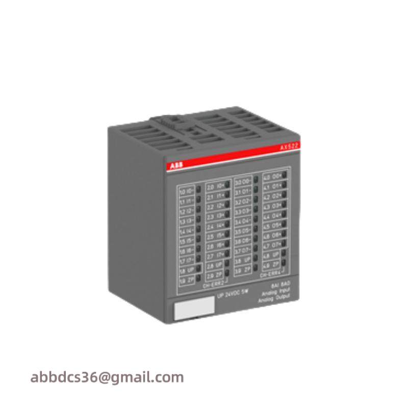 ABB AX522 8AI/8AO Power supply module