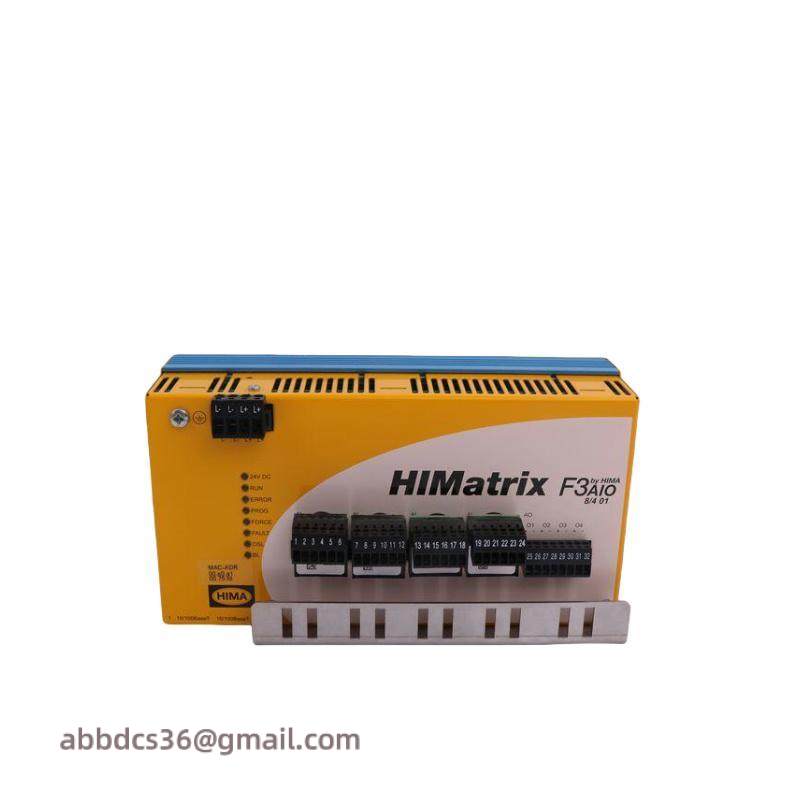 HIMA F3 AIO 8/4 01 F3AIO8/401 HIMatrix Safety-Related Controller