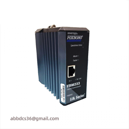 FOXBORO FBM233 P0926GX Ethernet Communication