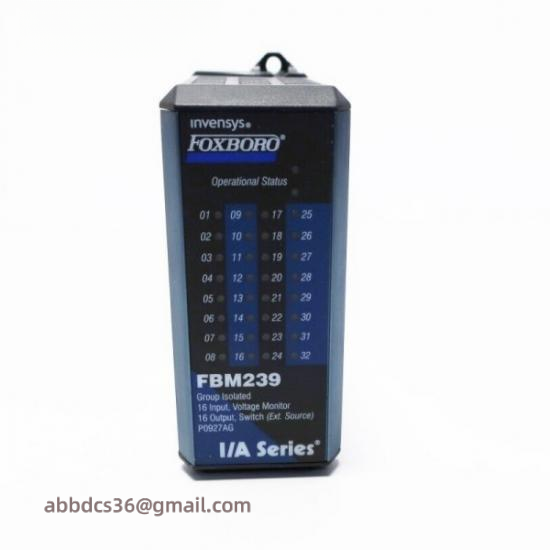 FOXBORO FBM239 P0927AG PROCESS CONTROL VOLTAGE MONITOR 16IN/OUT