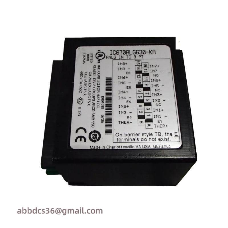 GE Fanuc IC670ALG630 Analog Input PLC Module