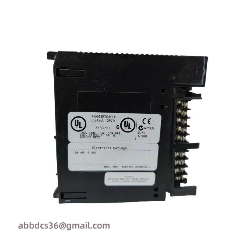 GE HE693RTD600R Input Module