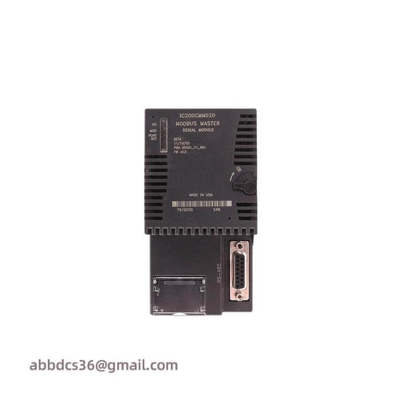 GE IC200CMM020 MODBUS MASTER MODULE