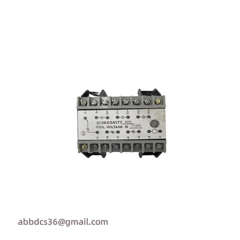 GE IC3603A177 RELAY MODULE