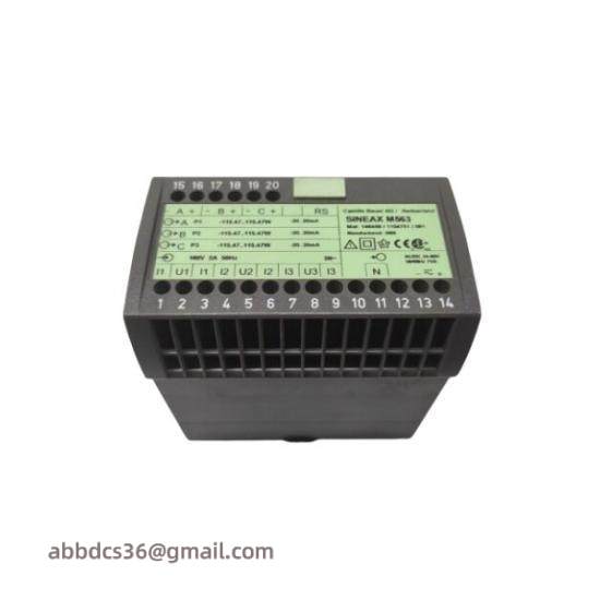 GMC SINEAX M563 Analog Out