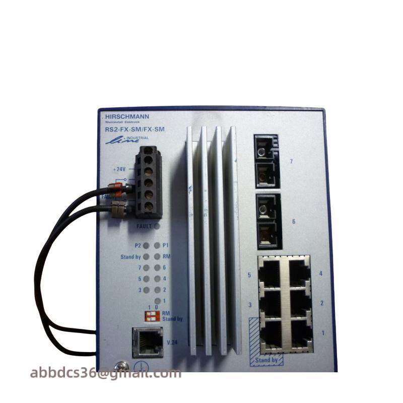 HIRSCHMANN RS2-FX-SM/FX-SM ETHERNET RAIL SWITCH