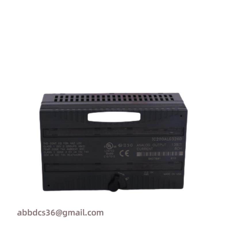 GE IC200ALG326D Analog Output Module